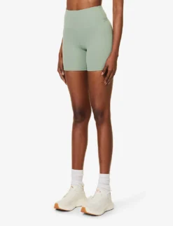 Airweight High-rise Stretch-woven Shorts -Reiss Shop R04150045 MOSSWHITEMOSSWHITE ALT02