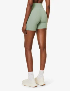 Airweight High-rise Stretch-woven Shorts -Reiss Shop R04150045 MOSSWHITEMOSSWHITE ALT03