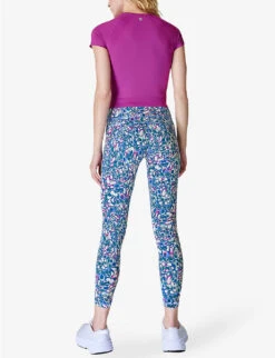 Sweaty Betty Power 7/8 Workout Graphic-print Stretch-jersey Leggings -Reiss Shop R04150347 BLUEMAGMAPRINT ALT03