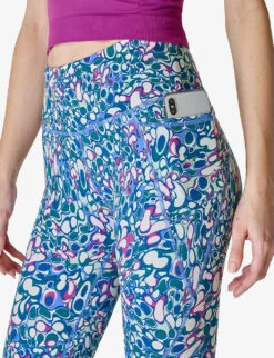 Sweaty Betty Power 7/8 Workout Graphic-print Stretch-jersey Leggings -Reiss Shop R04150347 BLUEMAGMAPRINT ALT04