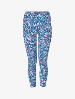 Sweaty Betty Power 7/8 Workout Graphic-print Stretch-jersey Leggings