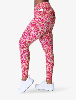 Sweaty Betty Power Dab-print High-rise Skinny Stretch-nylon Leggings -Reiss Shop R04150351 PINKDABPRINT ALT02