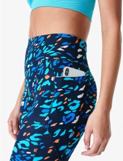 Sweaty Betty Zero Gravity Running Stretch-jersey Leggings -Reiss Shop R04150355 BLUEANIMALPRINT ALT04