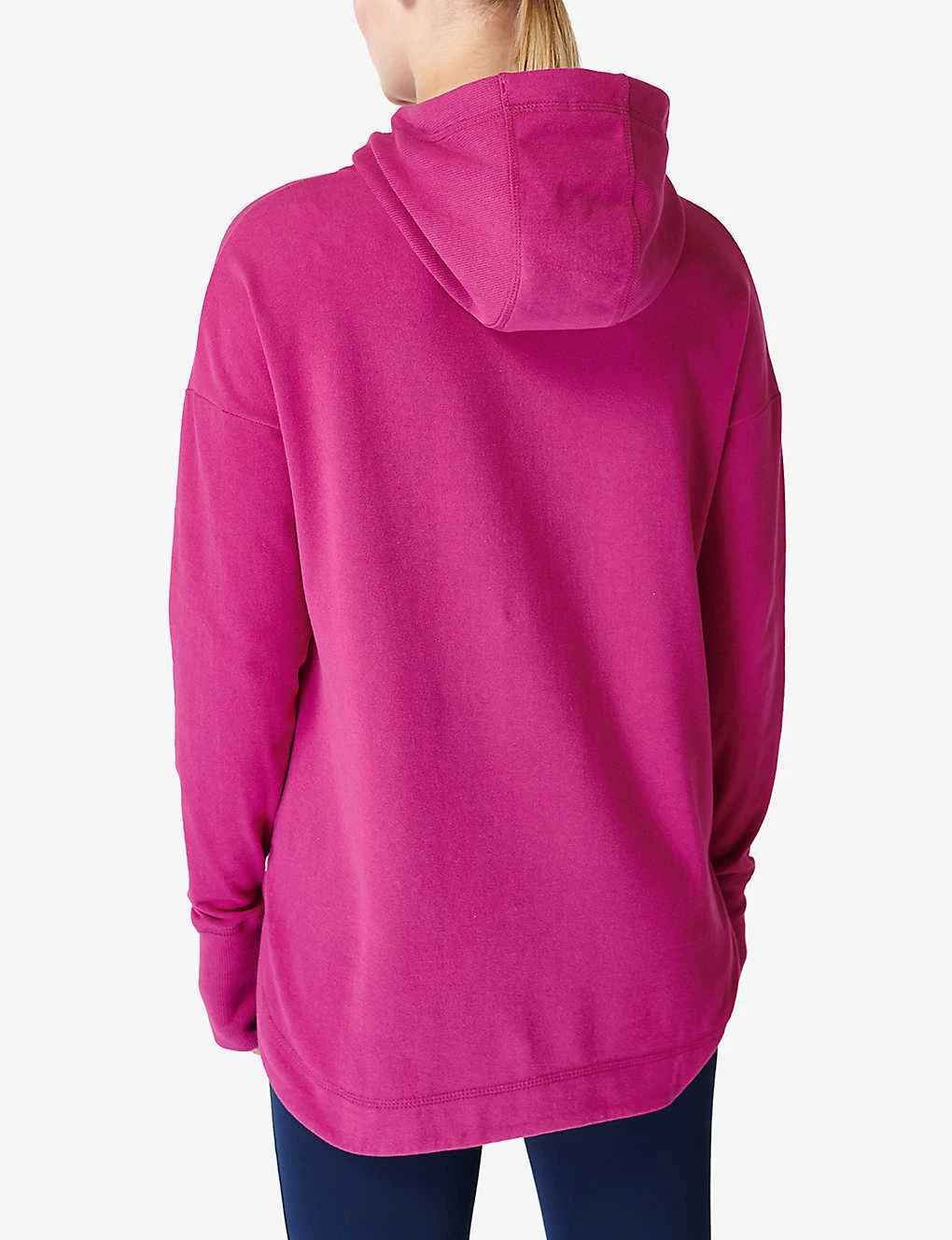 Sweaty Betty Escape Relaxed-fit Stretch Cotton-blend Fleece Hoody 4 Sweaty Betty Escape Relaxed-fit Stretch Cotton-blend Fleece Hoody - Image 4