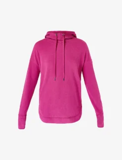 Sweaty Betty Escape Relaxed-fit Stretch Cotton-blend Fleece Hoody