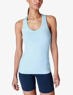 Sweaty Betty Athlete Workout Stretch-jersey Tank Top -Reiss Shop R04150368 ICEBLUE ALT02