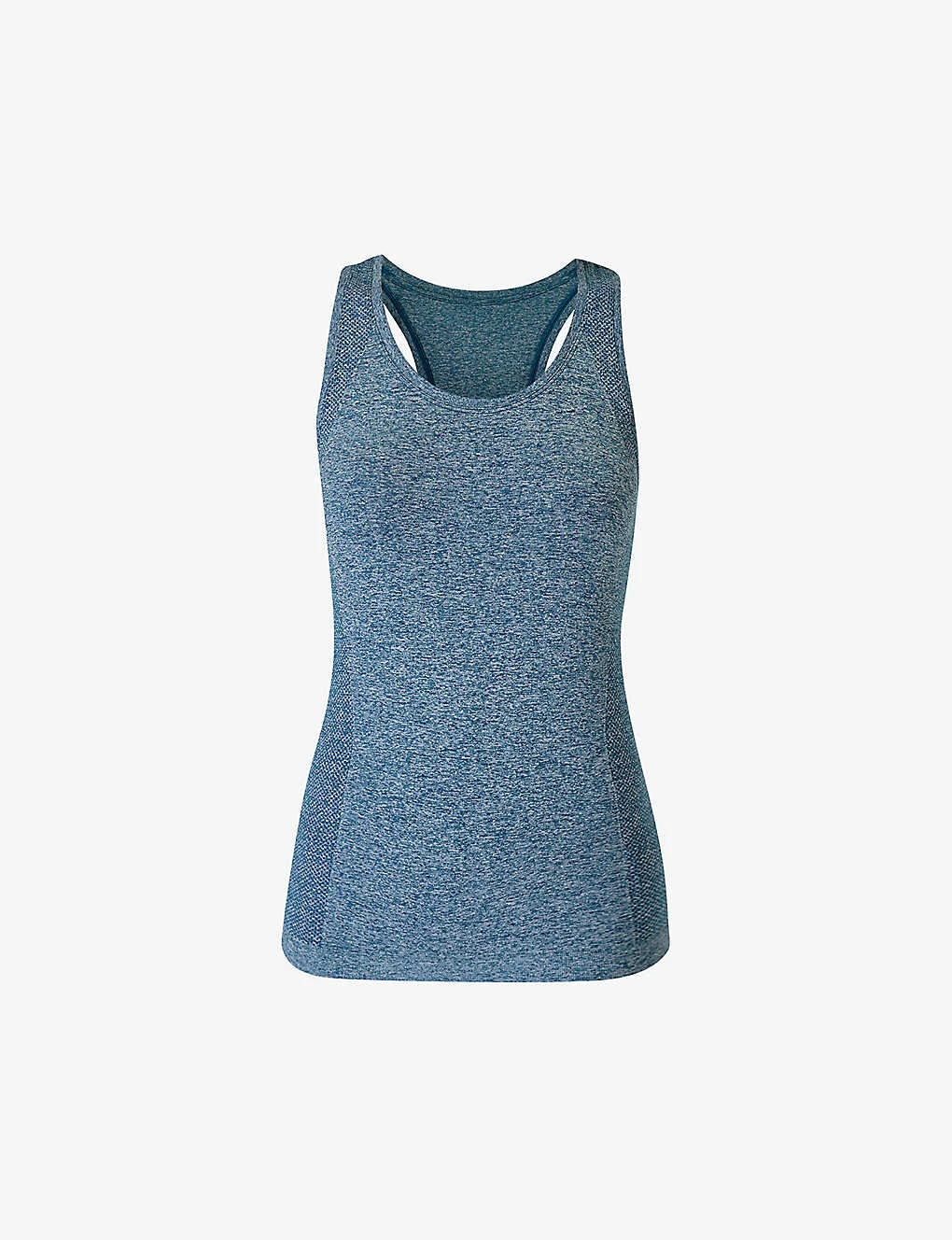 Sweaty Betty Athlete Seamless Workout Marl-pattern Stretch-jersey Tank Top 1 Sweaty Betty Athlete Seamless Workout Marl-pattern Stretch-jersey Tank Top
