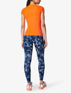 Sweaty Betty Athlete Seamless Workout Stretch-jersey T-shirt -Reiss Shop R04150375 ORANGE ALT03