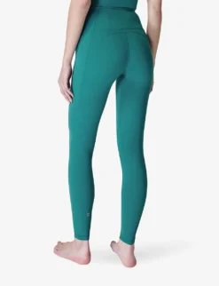 Sweaty Betty Super Soft Flow Ribbed Stretch-woven Yoga Leggings -Reiss Shop R04150379 AGATEBLUE ALT03