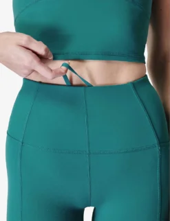 Sweaty Betty Super Soft Flow Ribbed Stretch-woven Yoga Leggings -Reiss Shop R04150379 AGATEBLUE ALT04