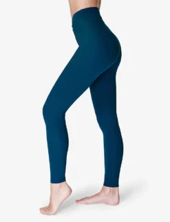 Sweaty Betty All Day Wrap-waist Stretch-woven Leggings -Reiss Shop R04150395 COLOSSALBLUE ALT02