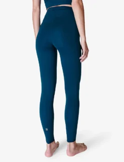 Sweaty Betty All Day Wrap-waist Stretch-woven Leggings -Reiss Shop R04150395 COLOSSALBLUE ALT03