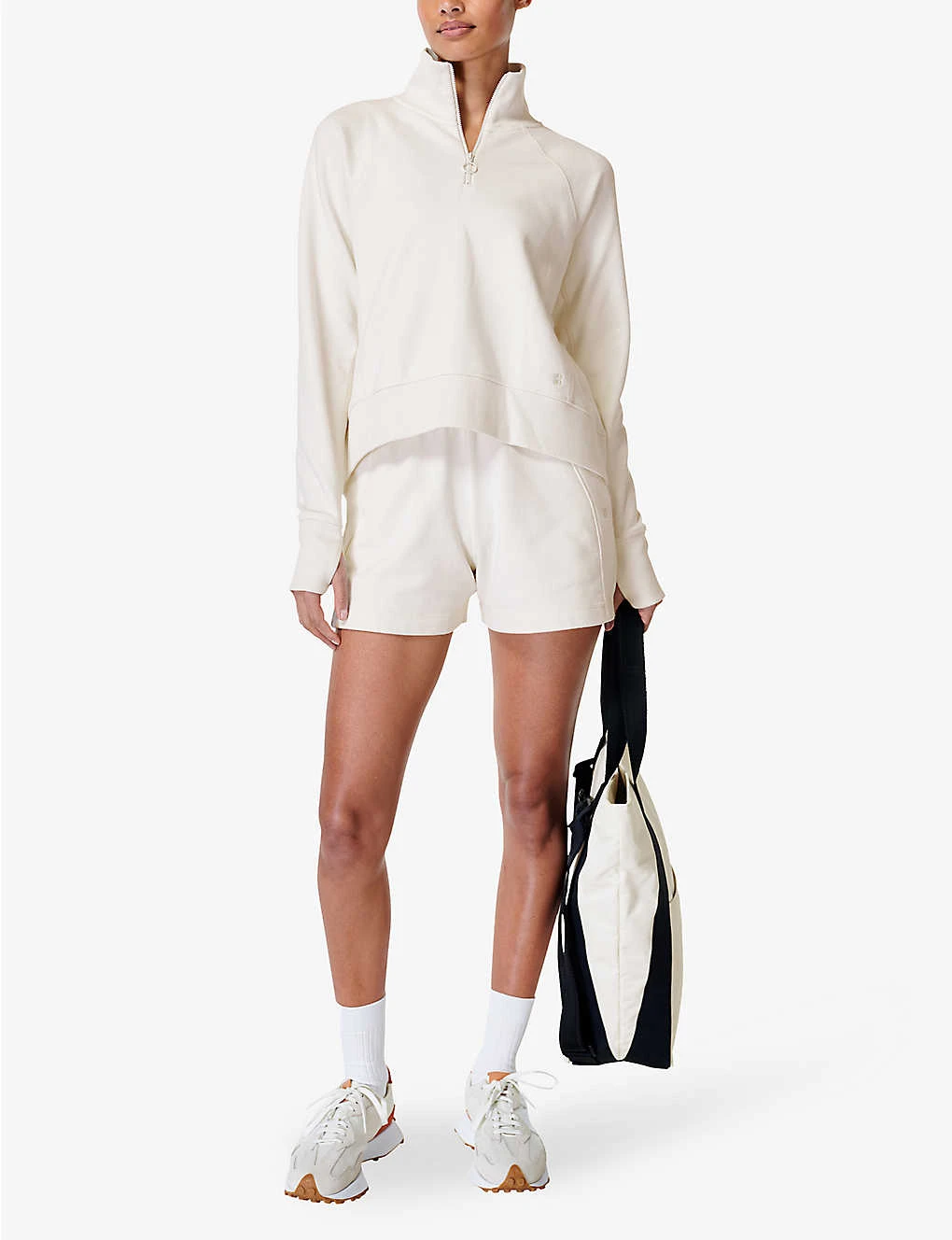 Sweaty Betty Revive Relaxed-fit High-rise Cotton And Recycled Polyester-blend Shorts 2 Sweaty Betty Revive Relaxed-fit High-rise Cotton And Recycled Polyester-blend Shorts - Image 2