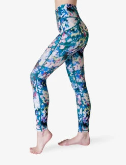 Sweaty Betty All Day Graphic-print Stretch-woven Leggings -Reiss Shop R04150410 BLUEOCEANPRINT ALT02
