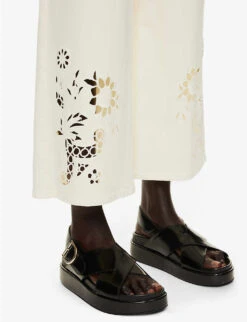 Weekend Max Mara Egizio Flared High-rise Stretch-denim Jeans -Reiss Shop R04151187 IVORY ALT04