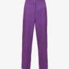 ME AND EM Slim Cropped Mid-rise Stretch-woven Trousers