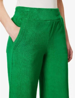 ME AND EM Wide-leg Cropped-length Cotton-blend Trousers -Reiss Shop R04151504 CLOVERLEAF ALT04