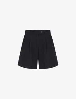 Fidel Tabbed Linen Shorts
