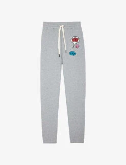 Zadig & Voltaire Sofia Tapered-leg Mid-rise Organic-cotton Jogging Bottoms