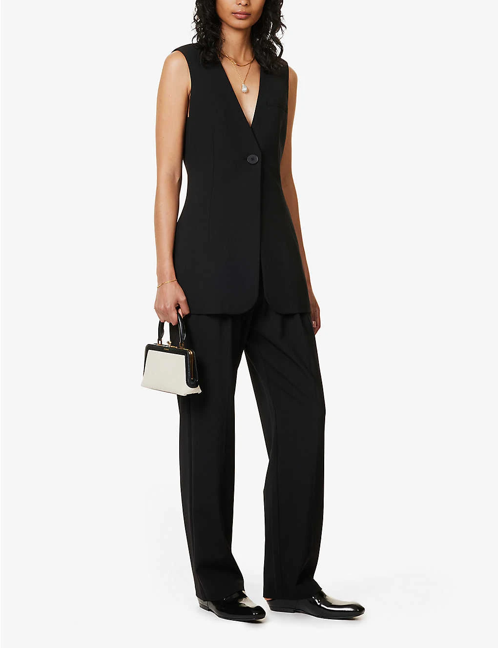 Leni Pleated Straight-leg Mid-rise Woven Trousers 2 Leni Pleated Straight-leg Mid-rise Woven Trousers - Image 2
