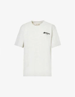 Outline Logo-print Cotton-jersey T-shirt