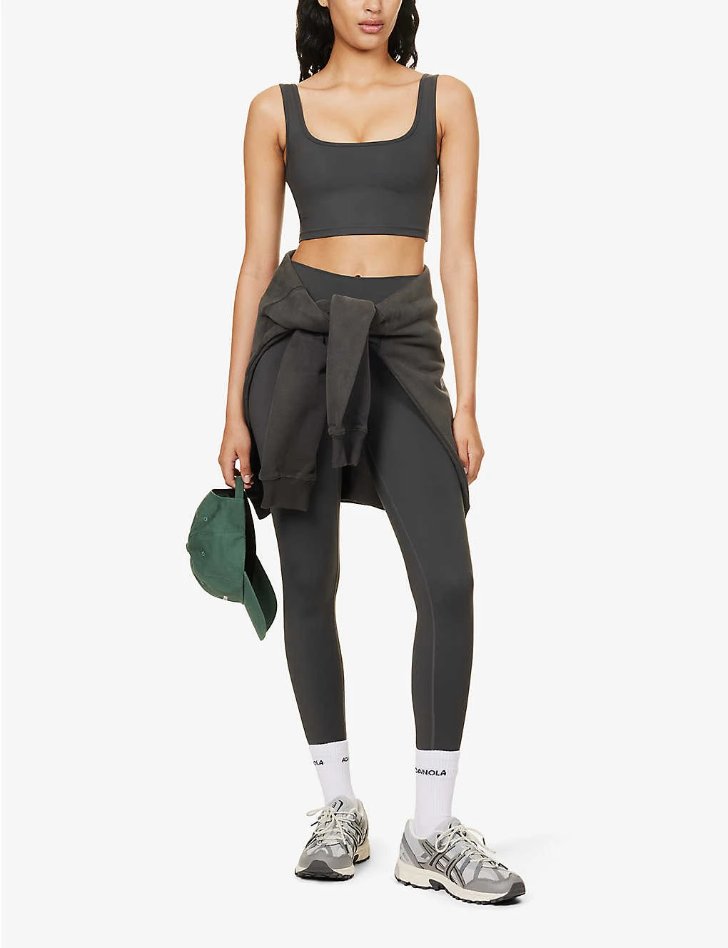 Square-neck Padded Stretch-woven Bra 2 Square-neck Padded Stretch-woven Bra - Image 2