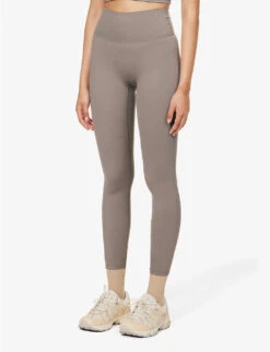 Ultimate Wrap-over High-rise Stretch-woven Leggings -Reiss Shop R04153499 COCOA ALT02