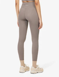 Ultimate Wrap-over High-rise Stretch-woven Leggings -Reiss Shop R04153499 COCOA ALT03