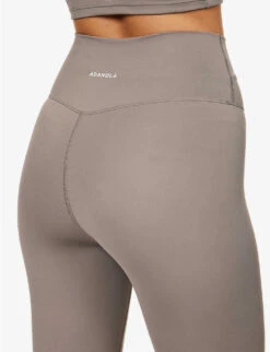 Ultimate Wrap-over High-rise Stretch-woven Leggings -Reiss Shop R04153499 COCOA ALT04