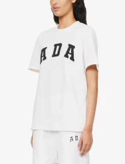 Logo-appliqué Relaxed-fit Cotton-jersey T-shirt -Reiss Shop R04153531 WHITE ALT02
