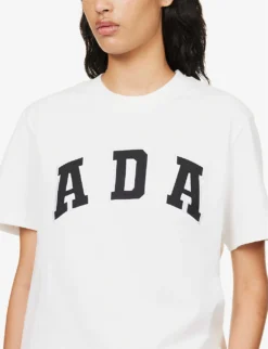 Logo-appliqué Relaxed-fit Cotton-jersey T-shirt -Reiss Shop R04153531 WHITE ALT04