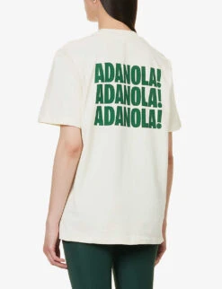 Resort Logo-print Oversized Cotton-jersey T-shirt -Reiss Shop R04153625 CREAM ALT03