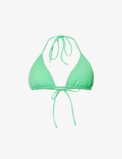 Halterneck Triangle Bikini Top