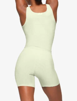 Soft Lounge High-rise Stretch-woven Boxer Shorts -Reiss Shop R04153809 HONEYDEW ALT03