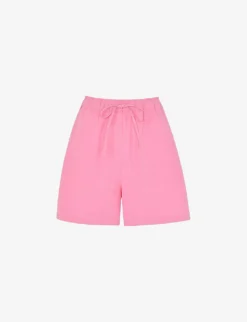 Whistles Lola Drawstring-waist Woven Shorts
