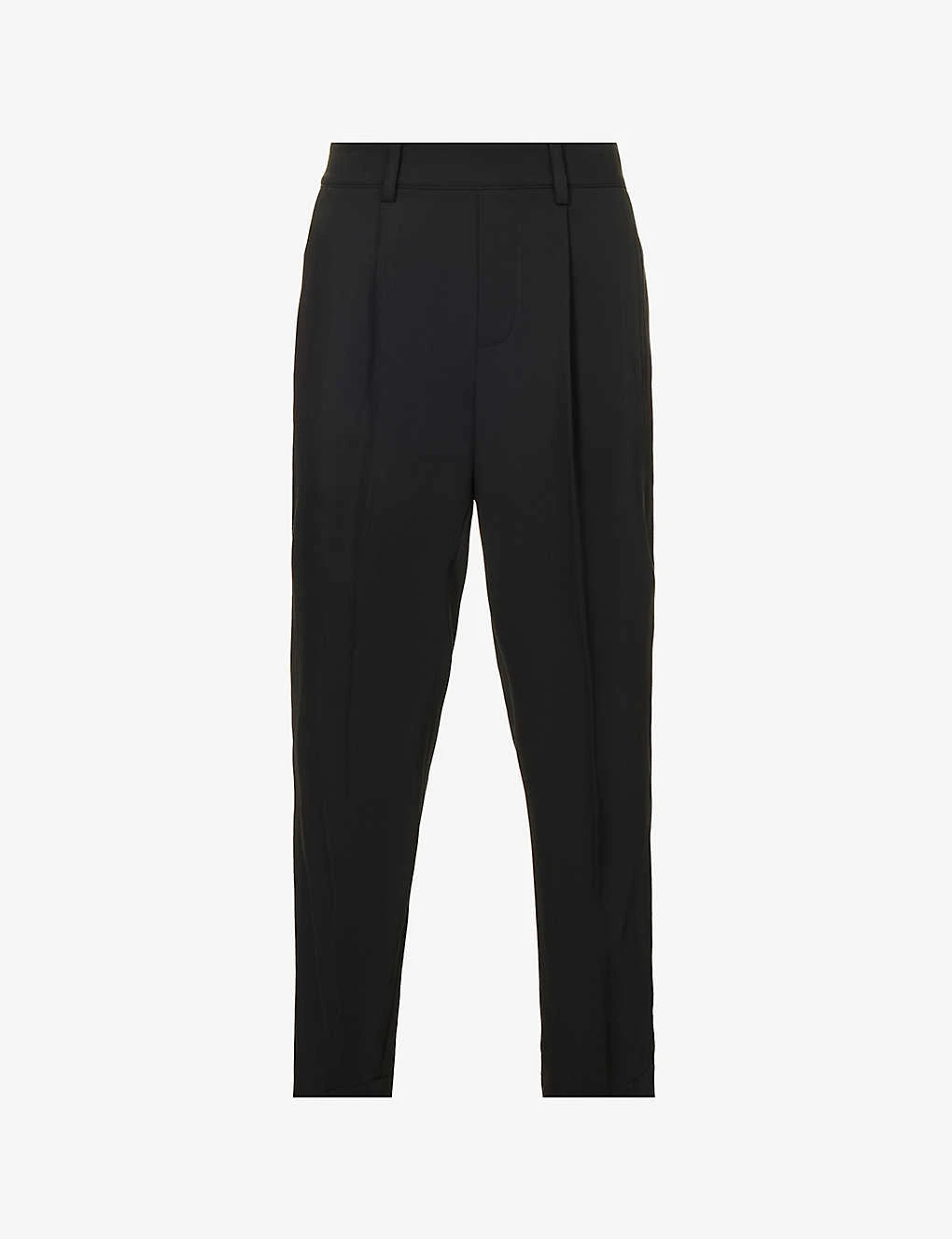 Vince Regular-fit Tapered-leg Mid-rise Satin Trousers 1 Vince Regular-fit Tapered-leg Mid-rise Satin Trousers