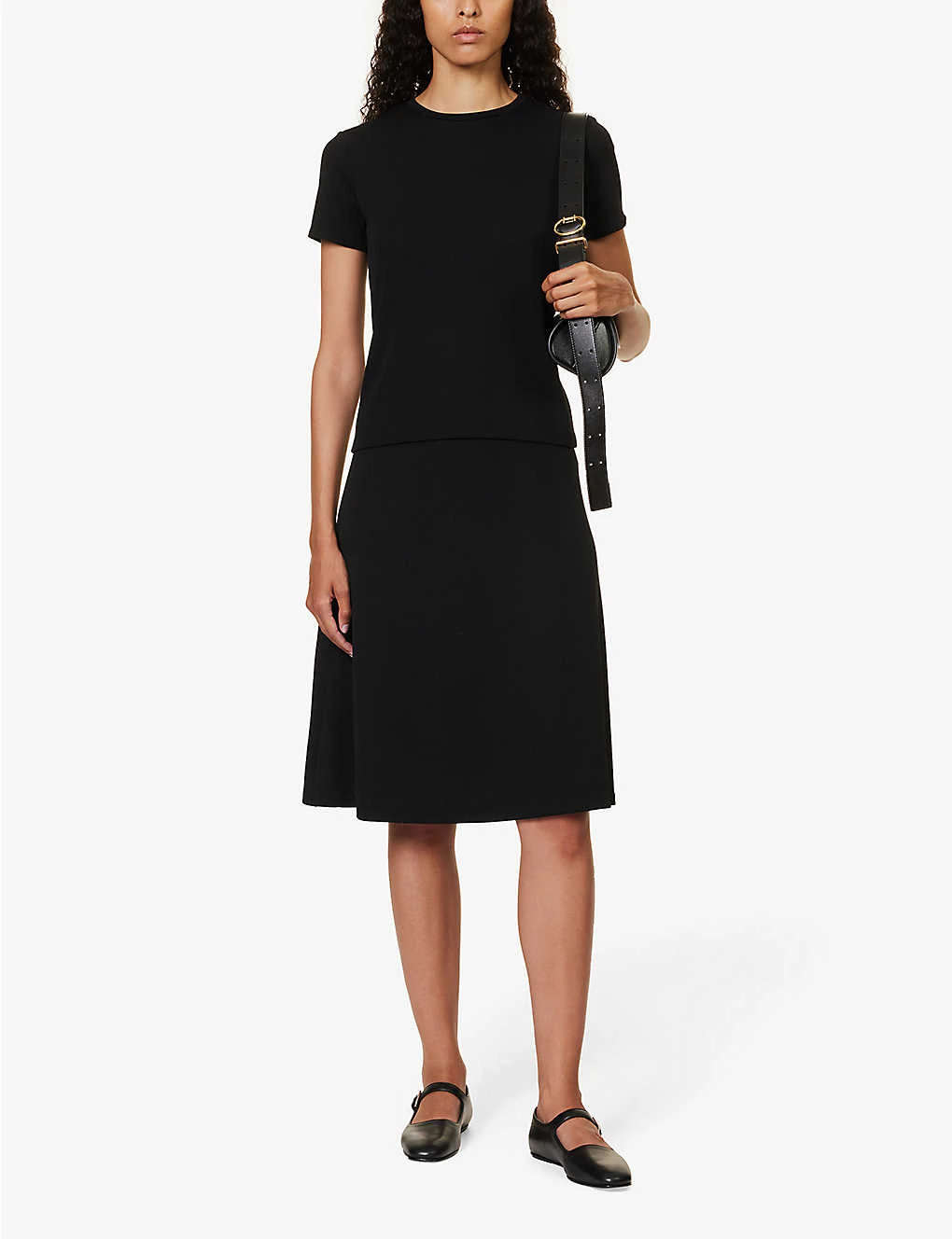 Vince Round-neck Short-sleeves Woven T-shirt 2 Vince Round-neck Short-sleeves Woven T-shirt - Image 2