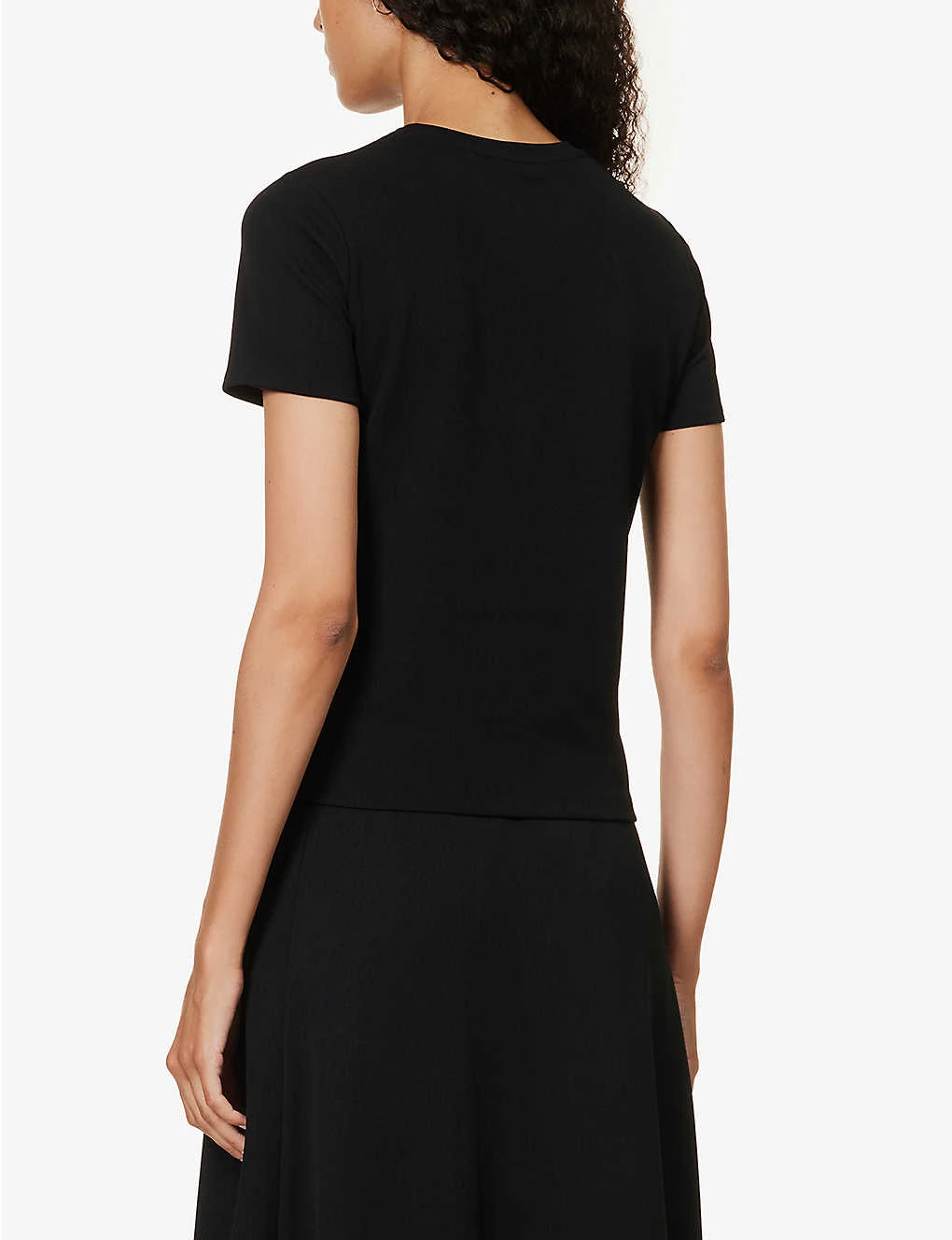 Vince Round-neck Short-sleeves Woven T-shirt 4 Vince Round-neck Short-sleeves Woven T-shirt - Image 4