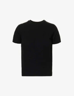 Vince Round-neck Short-sleeves Woven T-shirt