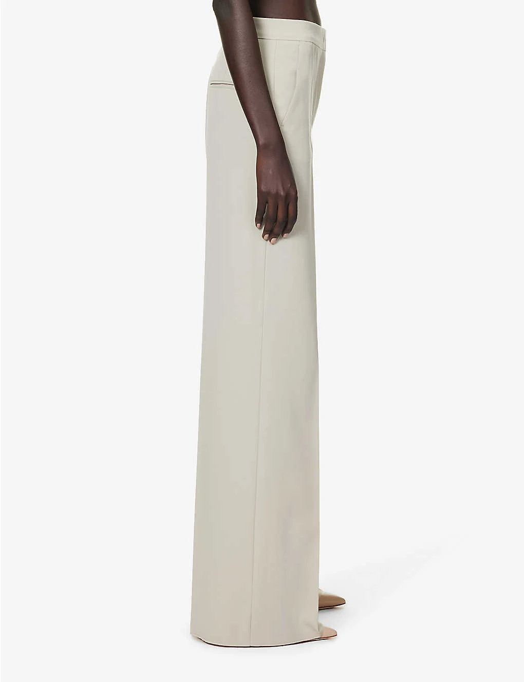 Max Mara Golf Straight-leg High-rise Stretch-wool Trousers 3 Max Mara Golf Straight-leg High-rise Stretch-wool Trousers - Image 3