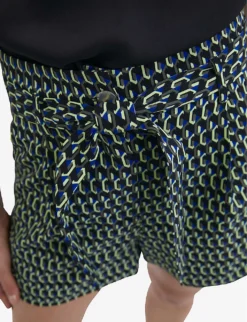 Ikks Graphic-print Woven Shorts -Reiss Shop R04156287 BLACK ALT04
