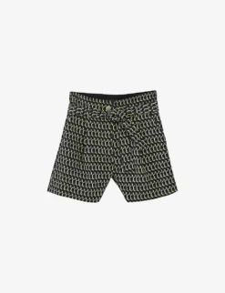 Ikks Graphic-print Woven Shorts