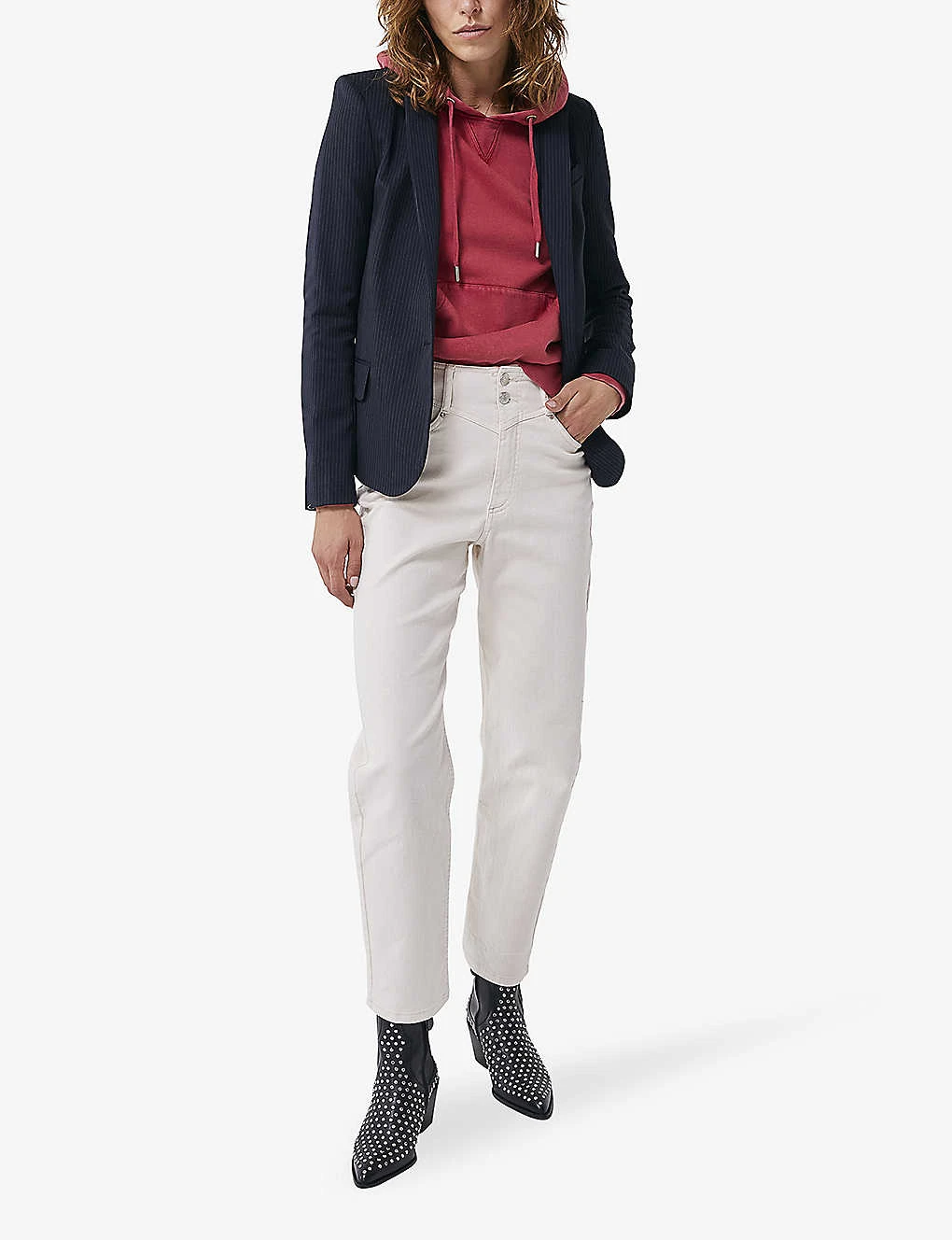 Ikks Slouchy Cropped-leg Mid-rise Stretch-denim Jeans 2 Ikks Slouchy Cropped-leg Mid-rise Stretch-denim Jeans - Image 2