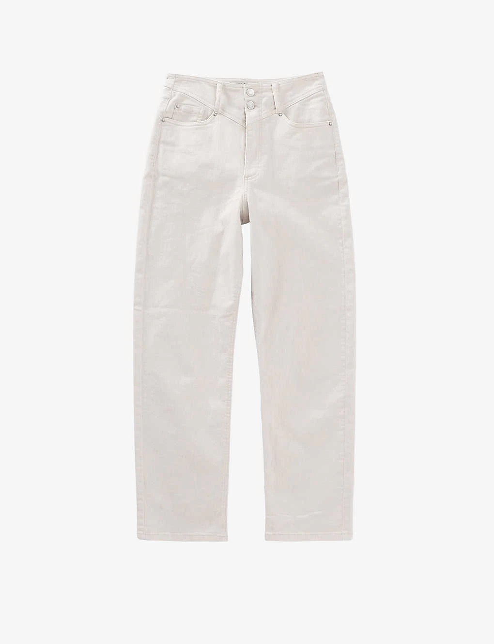 Ikks Slouchy Cropped-leg Mid-rise Stretch-denim Jeans 1 Ikks Slouchy Cropped-leg Mid-rise Stretch-denim Jeans