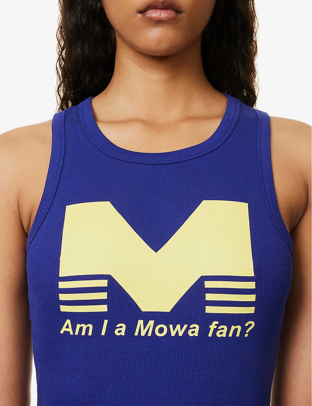 Brand-print Sleeveless Stretch-cotton Top 5 Brand-print Sleeveless Stretch-cotton Top - Image 5