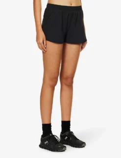Stride Relaxed-fit High-rise Stretch-woven Shorts 7 Stride Relaxed-fit High-rise Stretch-woven Shorts -Reiss Shop R04158208 BLACK ALT02