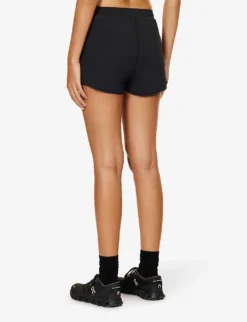 Stride Relaxed-fit High-rise Stretch-woven Shorts 8 Stride Relaxed-fit High-rise Stretch-woven Shorts -Reiss Shop R04158208 BLACK ALT03