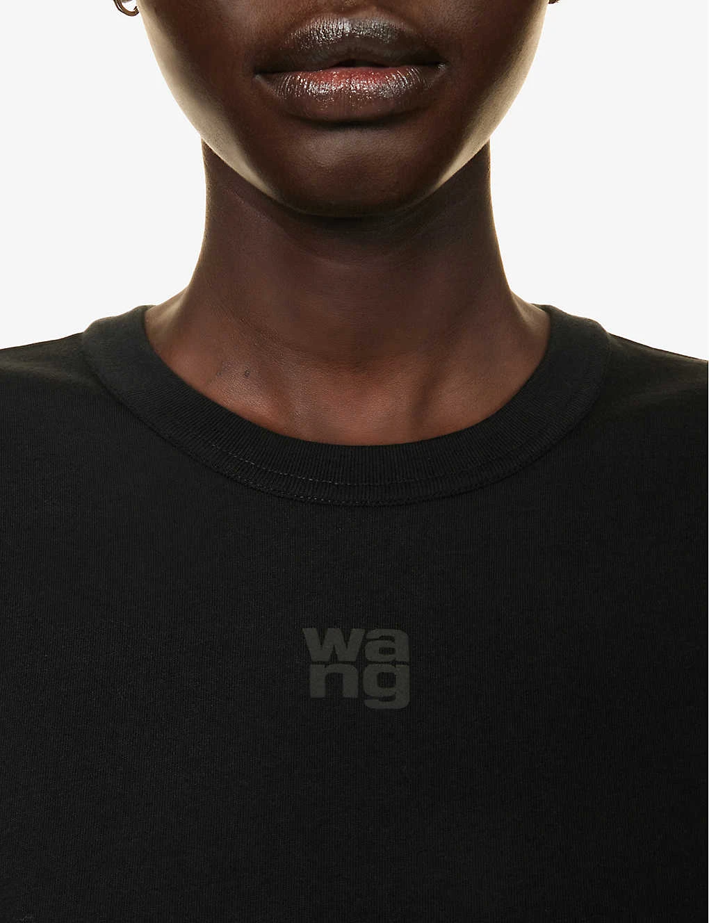 ALEXANDER WANG Essential Logo-print Cotton T-shirt 5 ALEXANDER WANG Essential Logo-print Cotton T-shirt - Image 5