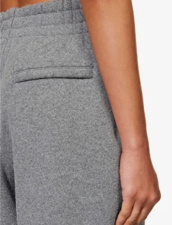 ALEXANDER WANG Glitter Terry Logo-print Mid-rise Cotton-blend Jogging Bottoms 10 ALEXANDER WANG Glitter Terry Logo-print Mid-rise Cotton-blend Jogging Bottoms -Reiss Shop R04160699 SIDEWALK ALT04