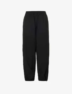 ALEXANDER WANG Logo-print Tapered-leg Shell Jogging Bottoms
